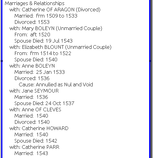 Marriages of Henry VIII