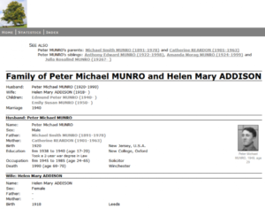 Example Family Page