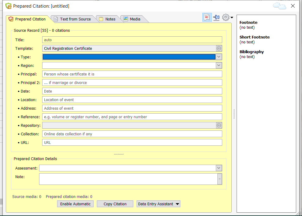 Citation Window